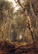 Asher Brown Durand Study Woodland interior Germany oil painting artist
